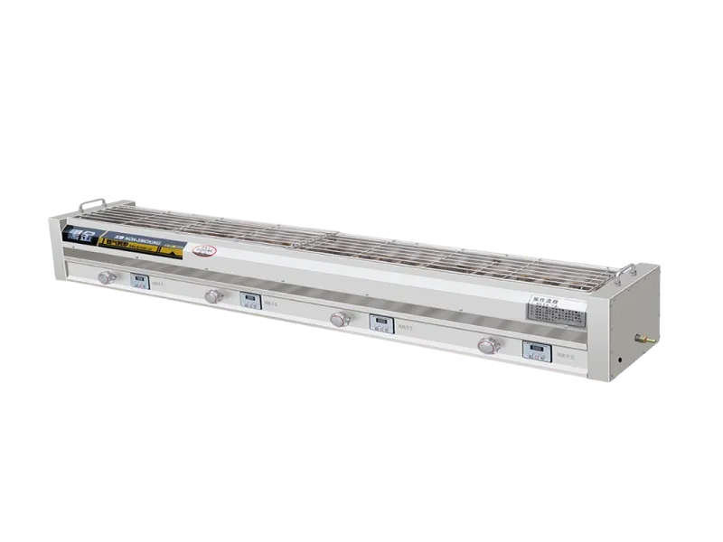 Forno a gas senza fumo King Kong nero