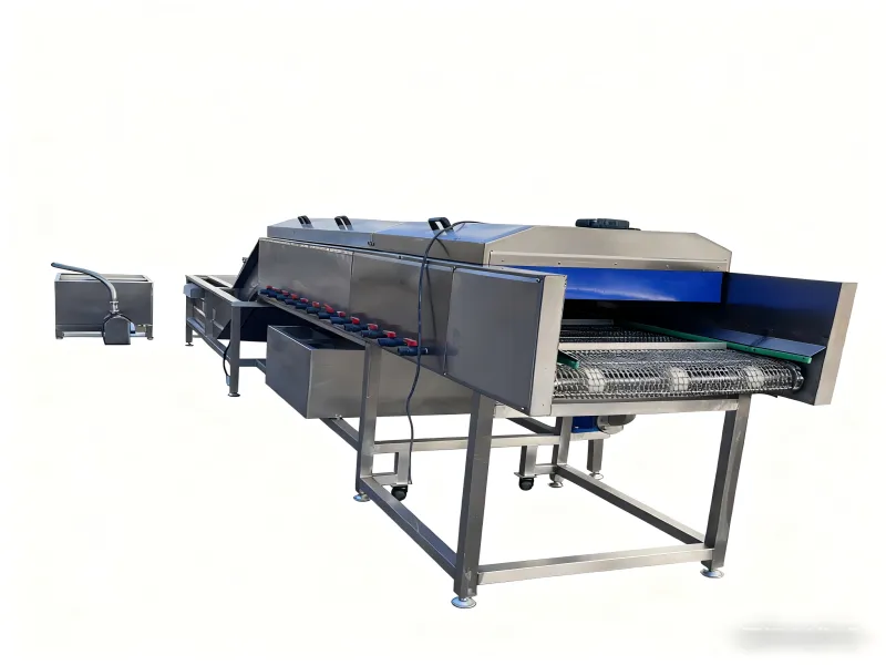 10m Food-Grade Vegetable Washing Machine for Leafy Greens & Root Veggies