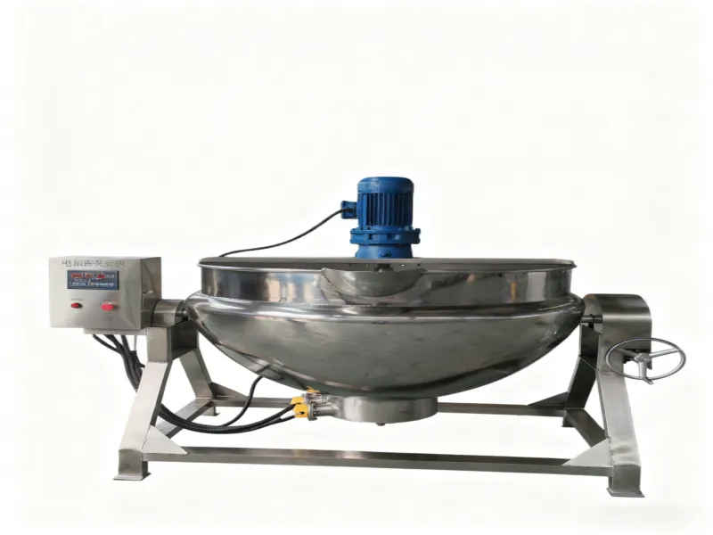 1000L Stainless Steel Food Grade Jacketed Cooking Kettle