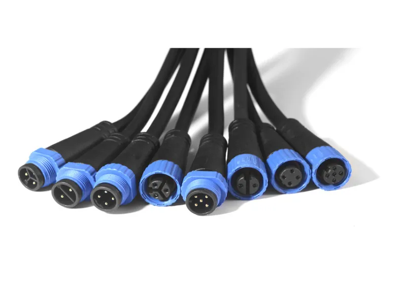 M15 injection-molded male and female thread mating connector