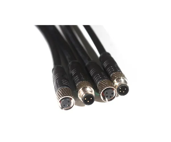 Circular metal thread type connector