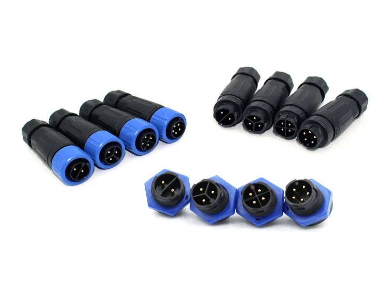 Self-locking plug-in waterproof connector
