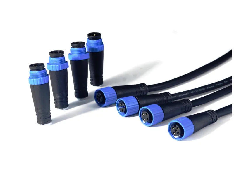 Outdoor waterproof quick-connect terminal 2/3 core male and female connector