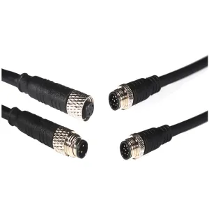 M8 circular connector display wire harness transmission