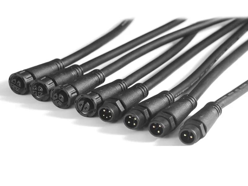 M12 waterproof connector 3/4/5-core connection wire