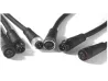 M12 metal nut male and female plug connector
