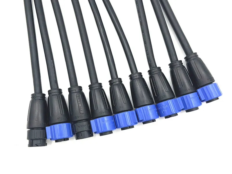 Molded Type JQ19 Connector Wire Connector IP67
