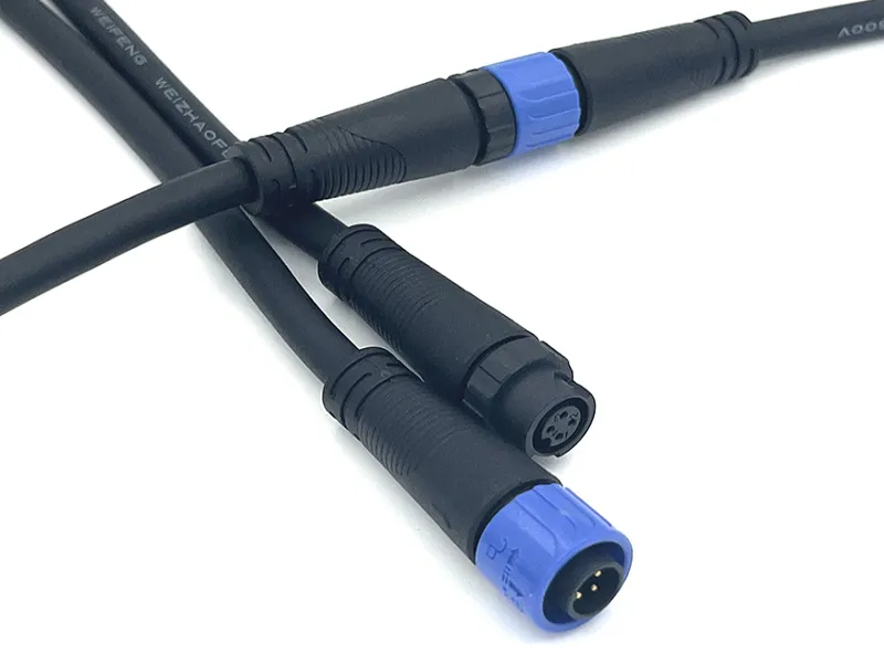 JQ12 Auto-locking Type Mini Waterproof Connector