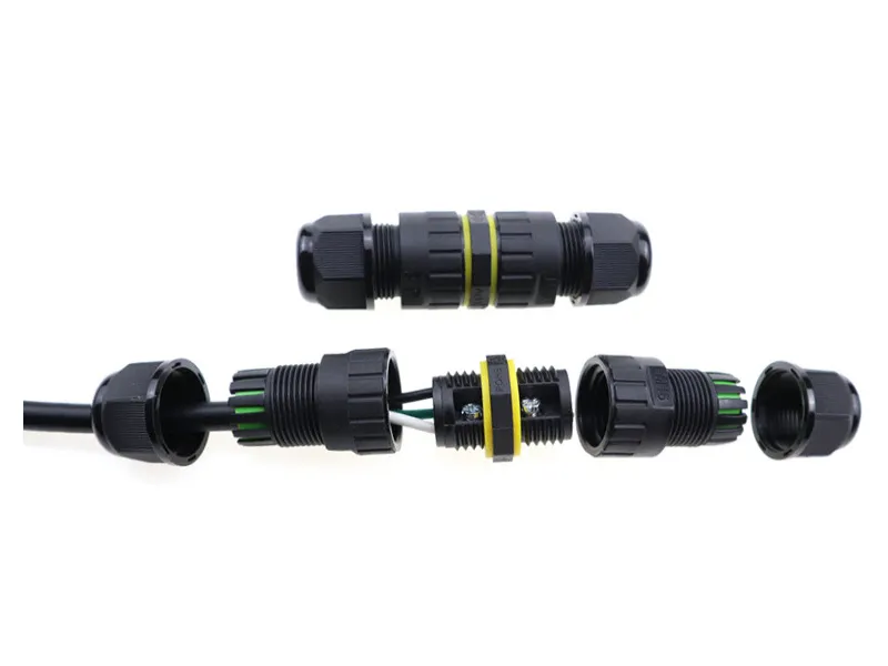 M20 straight-through outdoor cable connector
