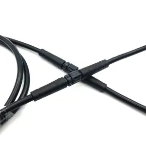 M8 waterproof LED lighting cable connector
