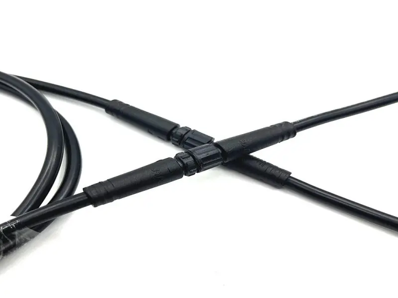 M8 waterproof LED lighting cable connector