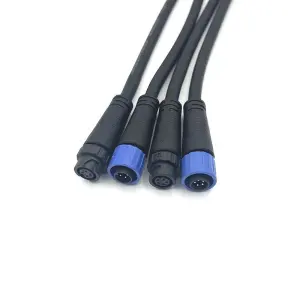 M12 waterproof locking push-pull connector