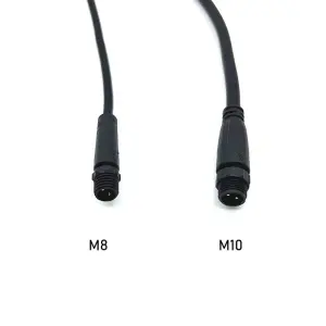 M8 underwater 2-pin low-voltage cable connector
