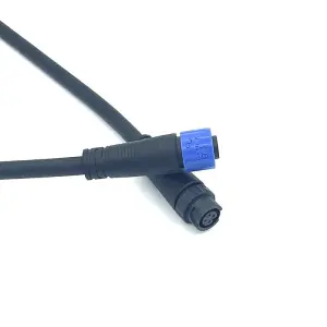 Electrical waterproof push-in multi-pin connector