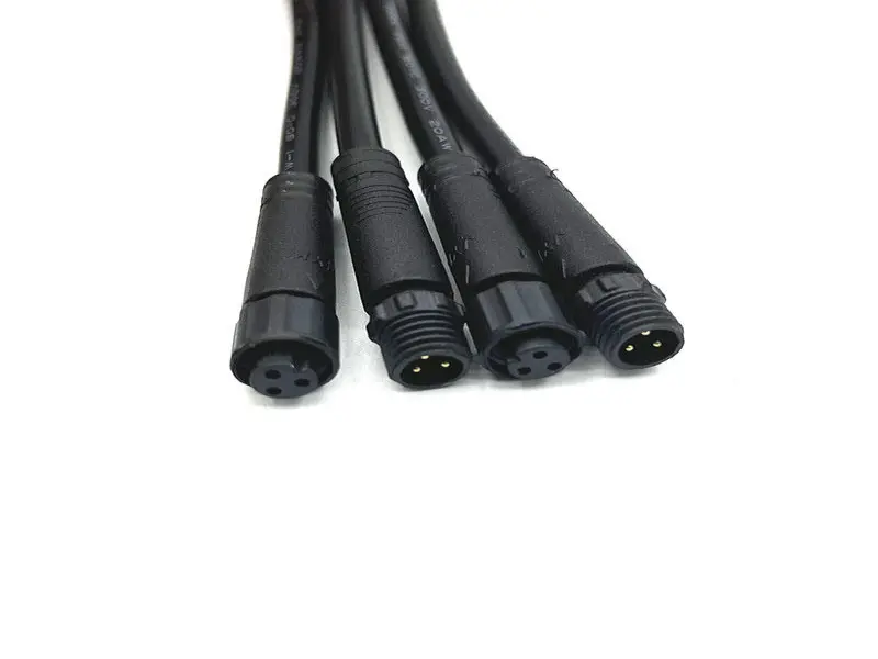 M8 plug 4-pin IP65 male and female connector