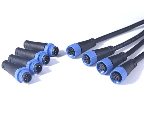 JYK-M15 2p/3p/4p/5p Led waterproof connector