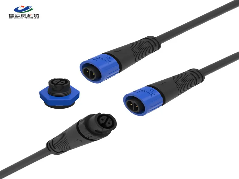 The panel is equipped with an IP67 socket connector