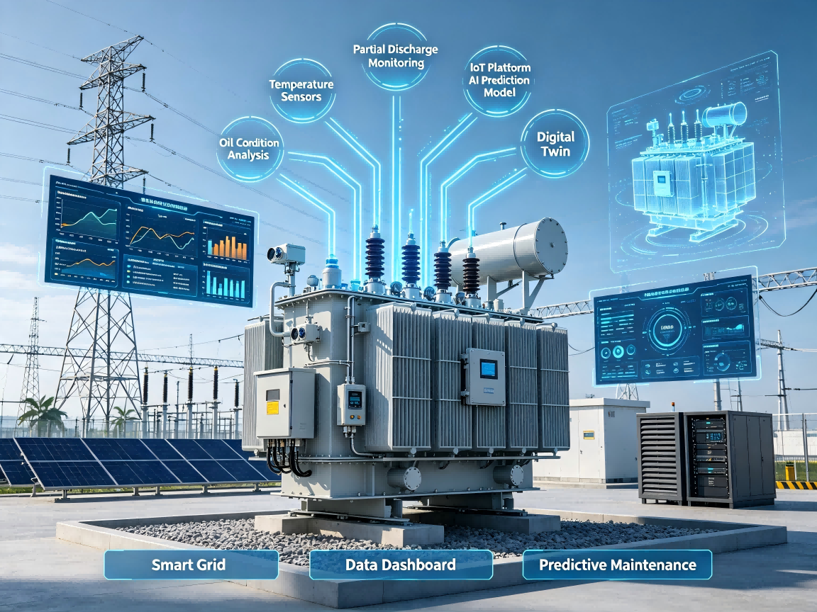 Smart transformer insulation monitoring system using IoT sensors AI analysis and digital twin technology
