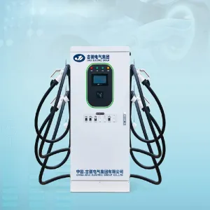 Four gun integrated DC charging station