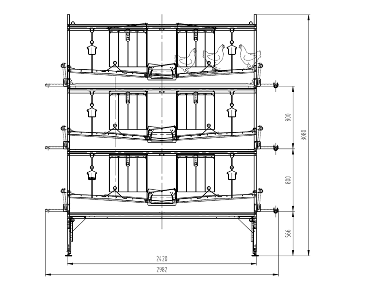Automatic Chicken Feeding Equipment for Poultry Efficiency