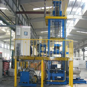 M&aacute;quina de fundici&oacute;n a baja presi&oacute;n protegida por seguridad