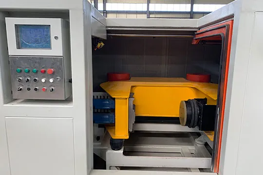 Large-Scale Automated Sand-Shedding Machine