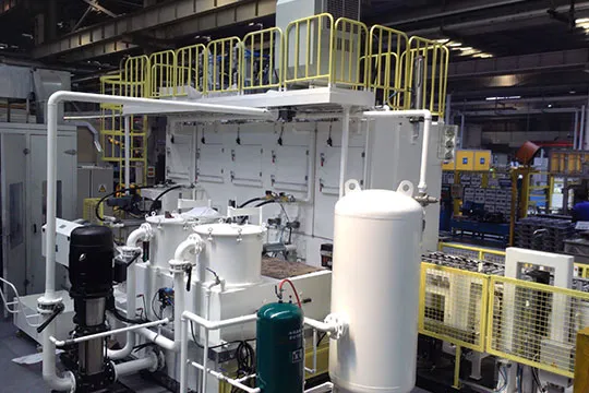 Lavadora de cilindros de alta presi&oacute;n