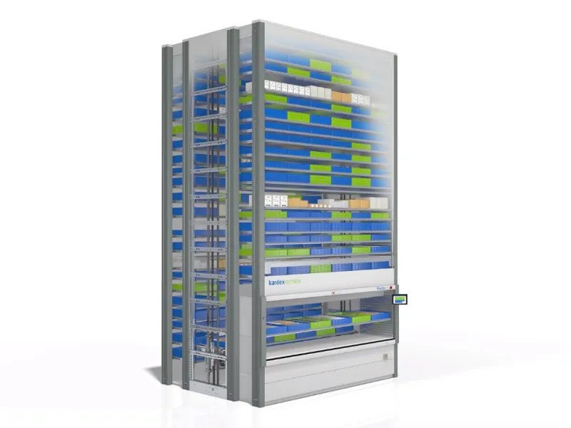 Vertical Lifting Three-Dimensional Container