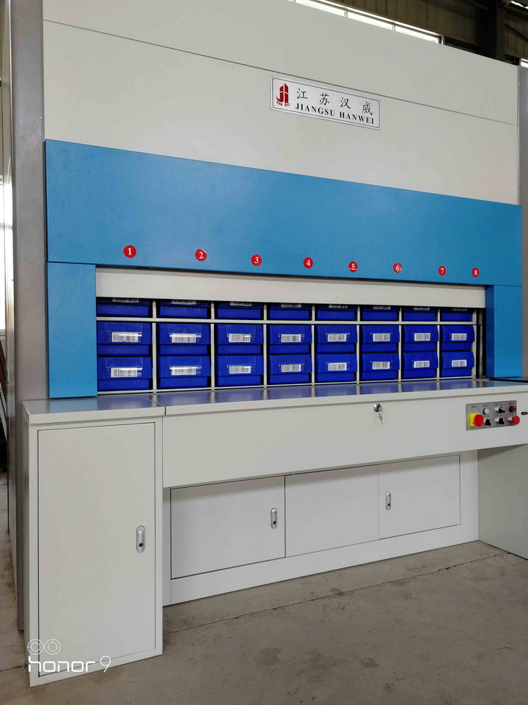 Self loading material box rotary warehouse.png