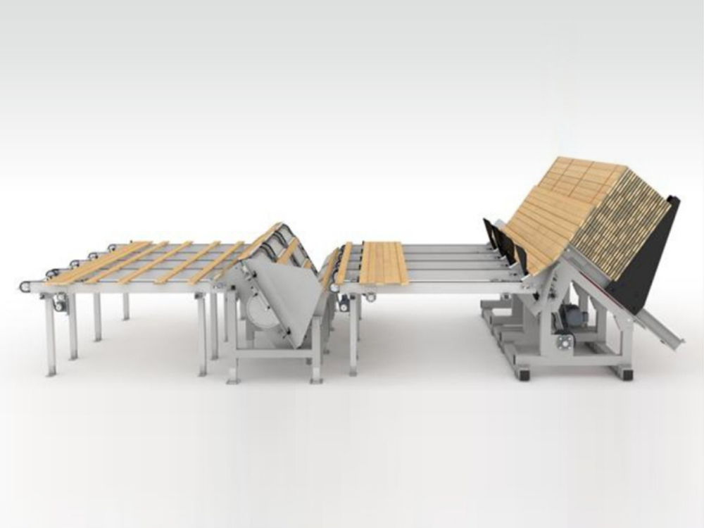Timber unloading system