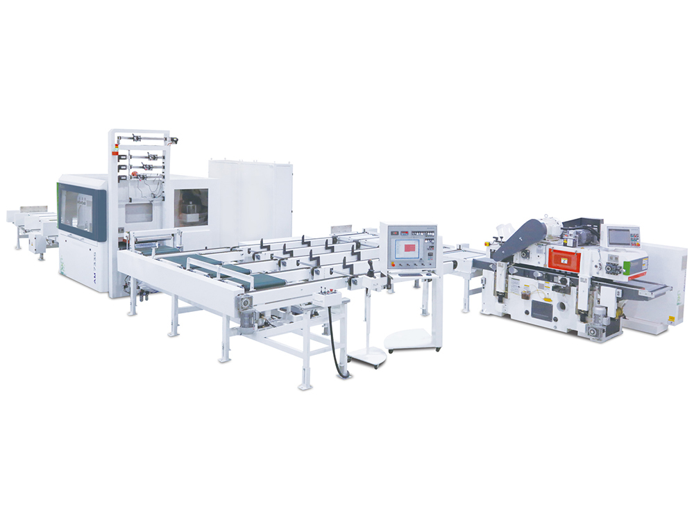 Heavy Duty Automatic Double-Sided Planer + Optimization Rip Saw