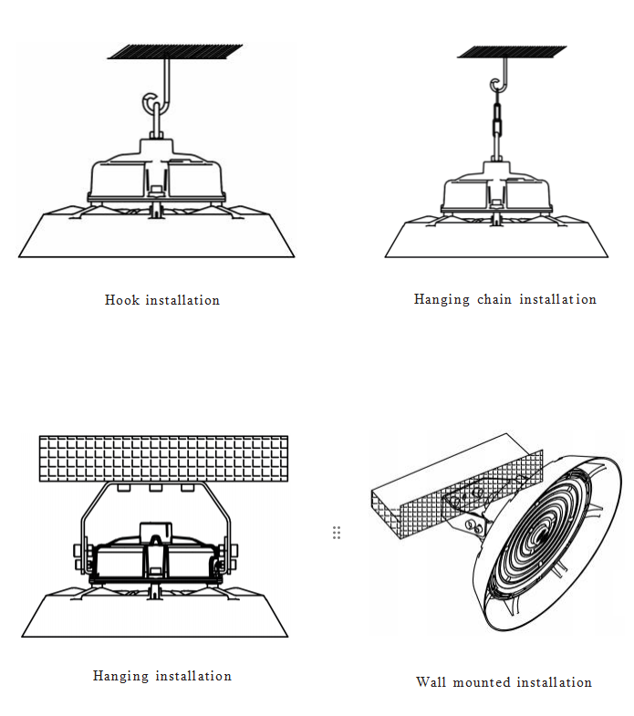 UFO led warehouse light fixtures