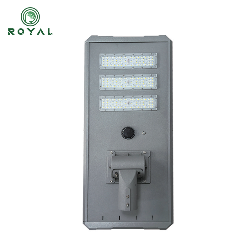 Farola LED solar todo en uno de 50 W con controlador inteligente