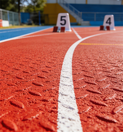 Безопасная противоскользящая водная беговая дорожка