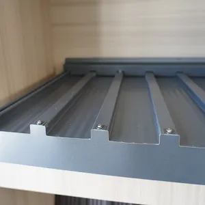 Waterproof and heat-insulating aluminum tiles