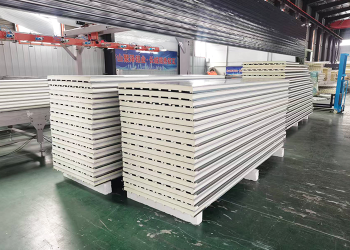 Modern residential thermal insulation aluminum tiles