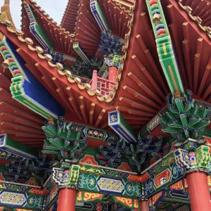 Temple arch of wooden architecture