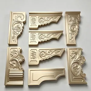 Aluminum alloy ancient building components and accessories