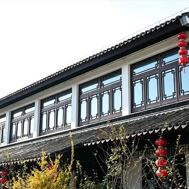 Aluminum alloy antique doors and windows