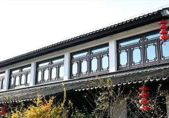 Aluminum alloy antique doors and windows