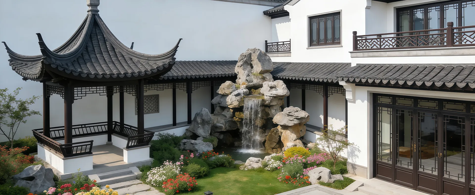 Metal roof tiles, aluminum alloy pavilions, temple ceilings, aluminum alloy Chinese building materials
