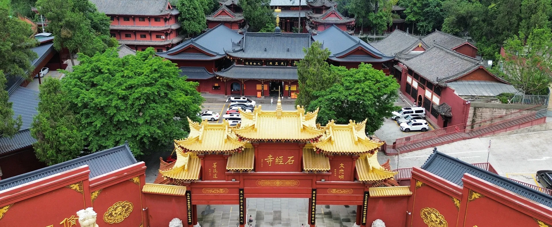 Metal roof tiles, aluminum alloy pavilions, temple ceilings, aluminum alloy Chinese building materials