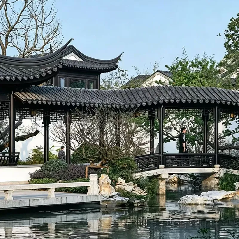 Aluminum alloy antique pavilion
