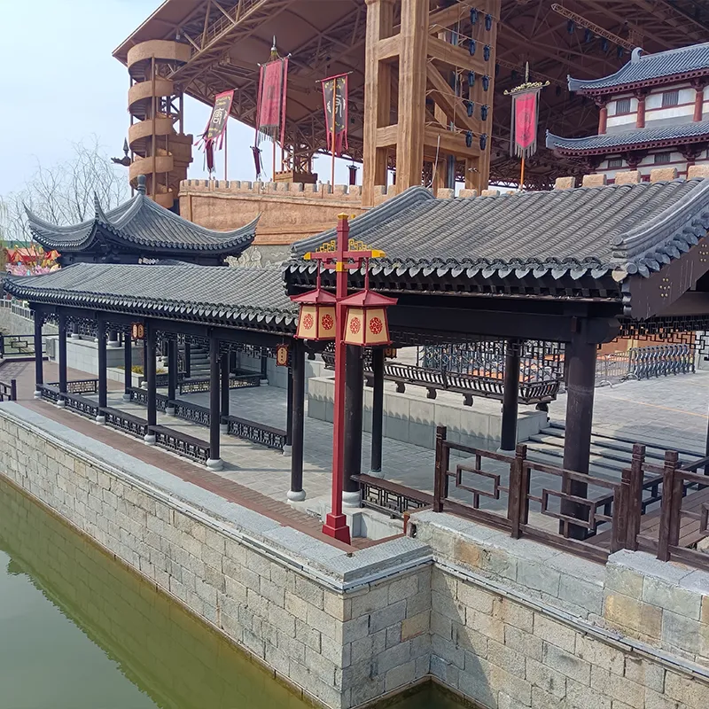 Liangting Corridor in Langya Ancient City, Shandong Province