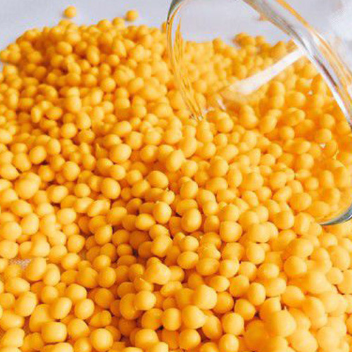 Yellow TPE particles
