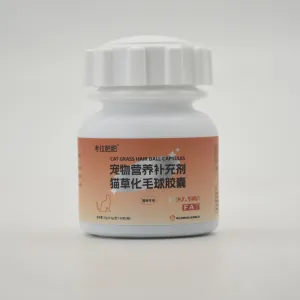 Cat Grass Hairball Support Capsules
