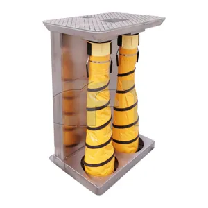 Mechanically balanced lifting double air-conditioned ground pit