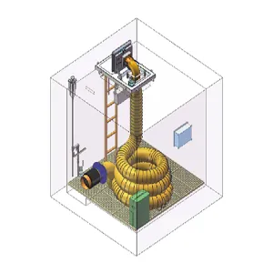 翻盖式空调地井