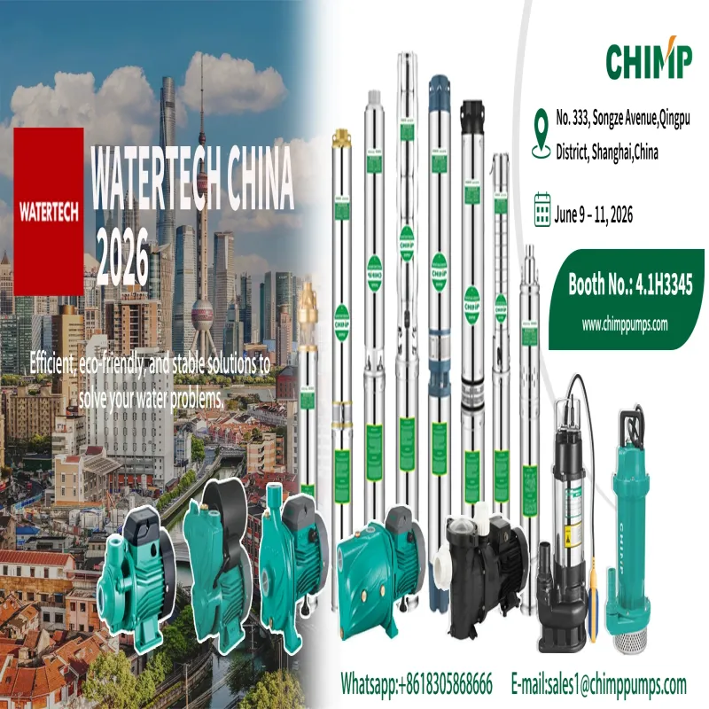 Join CHIMP PUMP at Watertech China 2026: Innovations in Water Solutions