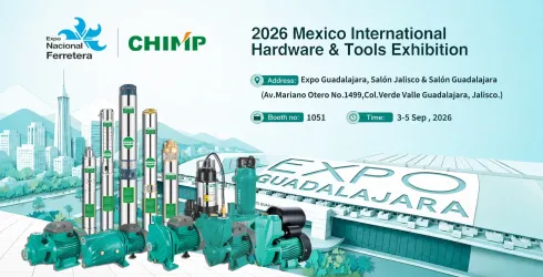 CHIMP Pumps at 2026 Mexico Hardware & Tools Exhibition